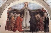Domenicho Ghirlandaio Schutzmantelmadonna oil painting
